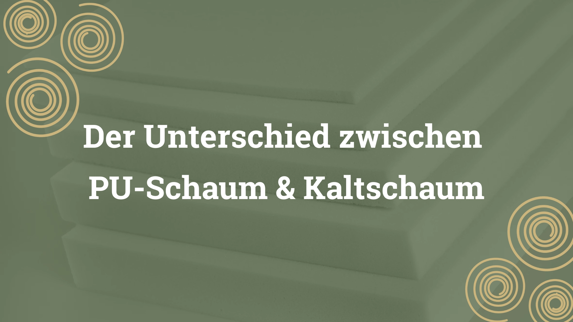 Blog-Grafik PU-Schaum vs. Kaltschaum