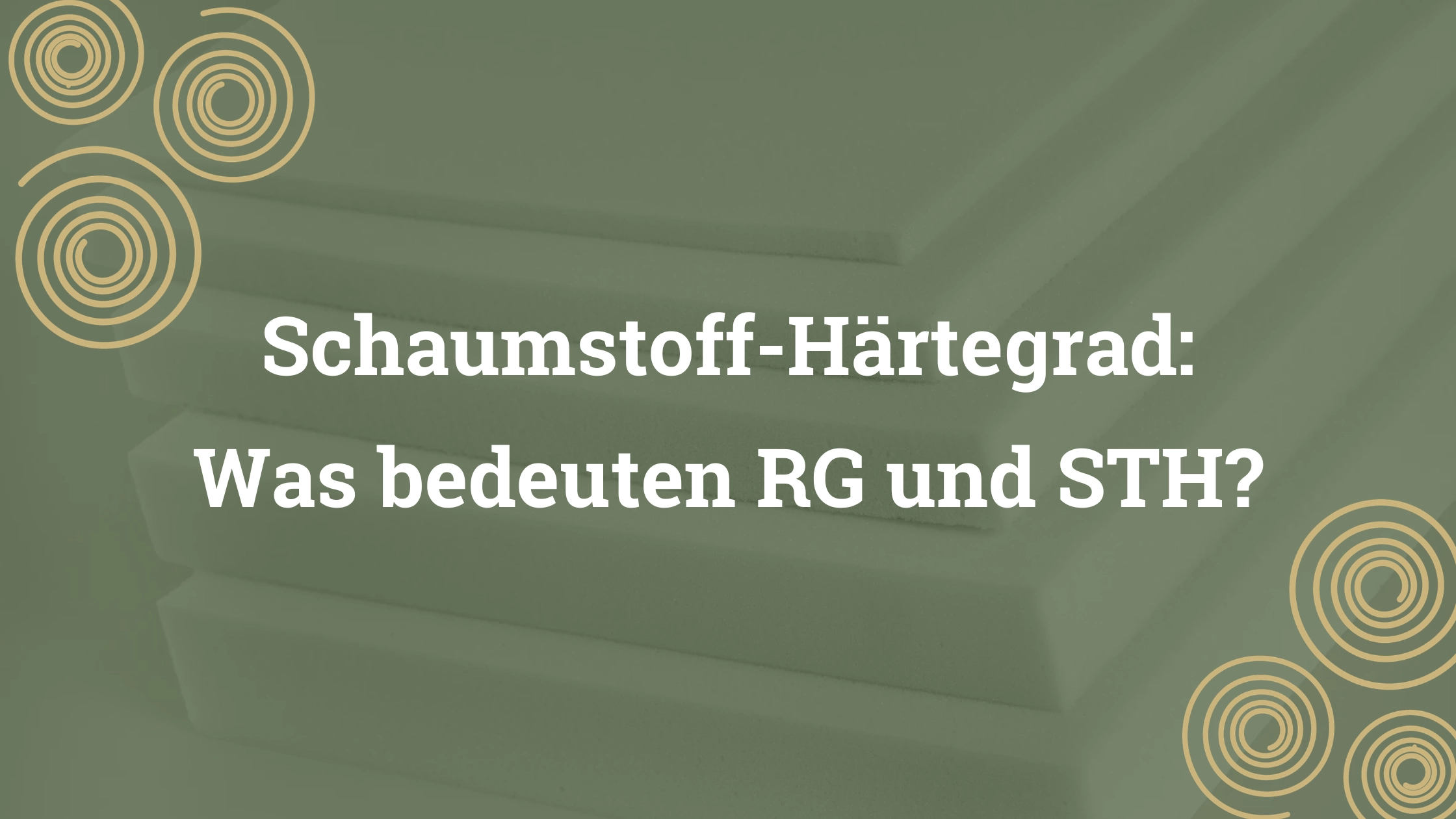 Schaumstoff Härtegrad Blogartikel Grafik